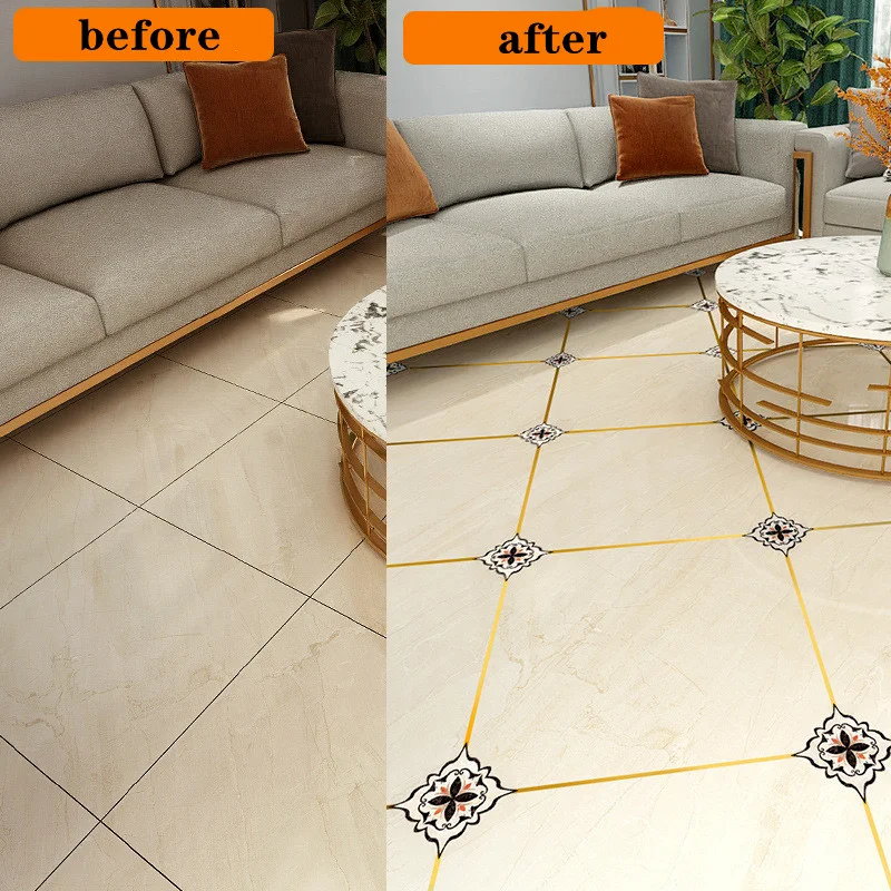 18pcs Self Adhesive Tile Stickers Durable Waterproof PVC Art Diagonal Floor Wall Decals Backsplash Applique diy Home Decorative