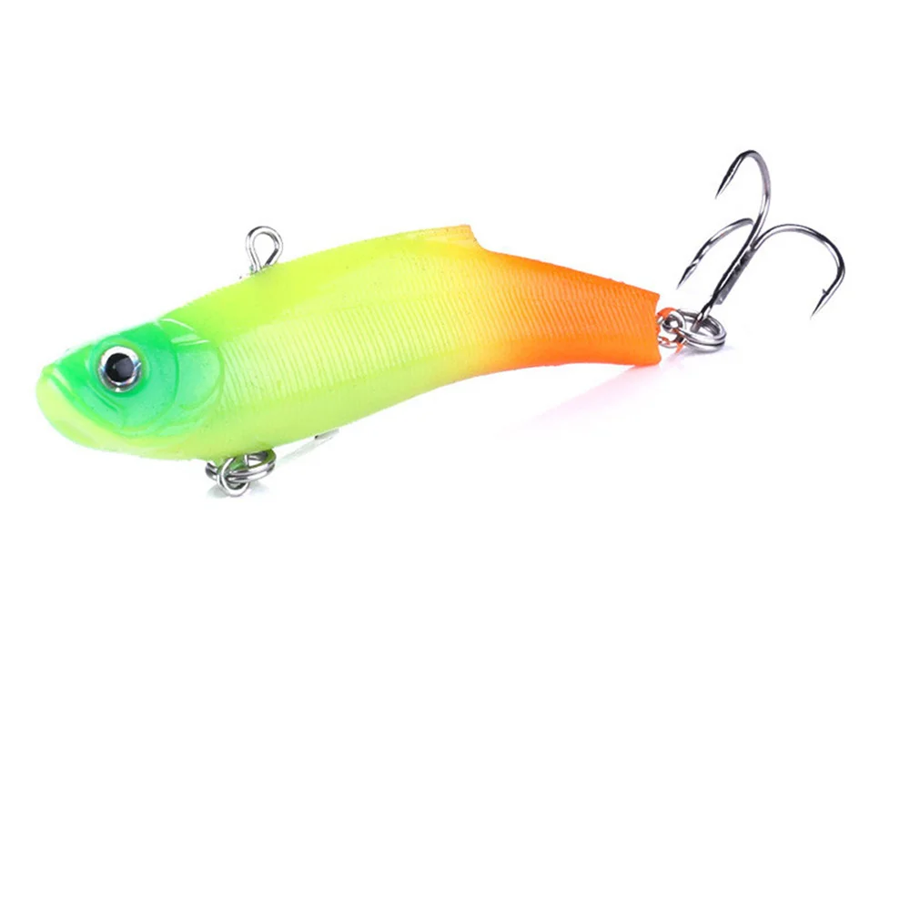 1Pcs 겨울 얼음 낚시 유혹 7cm 17g 싱킹 Wobbler Isca 인공 소프트 VIB 진동 미끼 Crankbait Pesca 송어 잉어 낚시