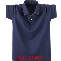 Men Plus Size Big Summer Shirts Simple 8XL 9XL 10XL 12XL 15XL Cotton Short sleeve tees loose 58 60 62 64 66 68 casual shirt tops