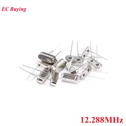 10pcs/lot 12.288MHz 12.288 MHz 12.288M Hz Mini Passive Resonator Quartz HC-49S Crystal Oscillator