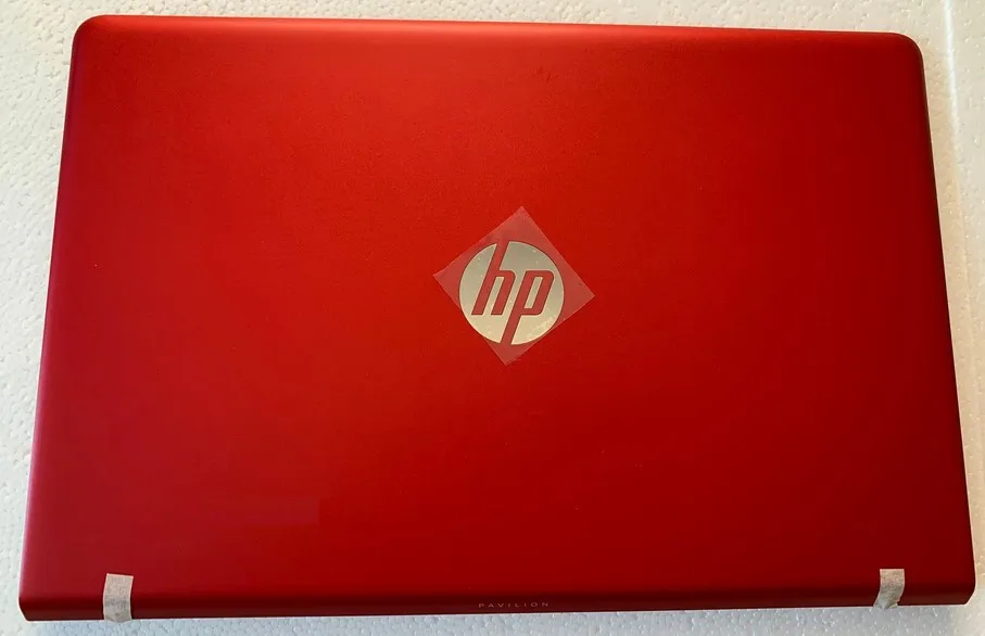 Imagem -03 - Yuebesheng Novo Org para hp Pavilion 15-cb 15-ck Tpn-q193 Tpn-c201 Lcd Capa Traseira Vermelho Moldura Dianteira Dobradiça Conjunto