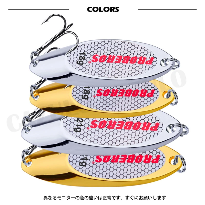 Sinking Metal Spoon Fishing Lure Accesorios Isca Artificial Weights 1.5-60g Bait Bass Articulos De Pesca Carp Fish Tackle Leurre