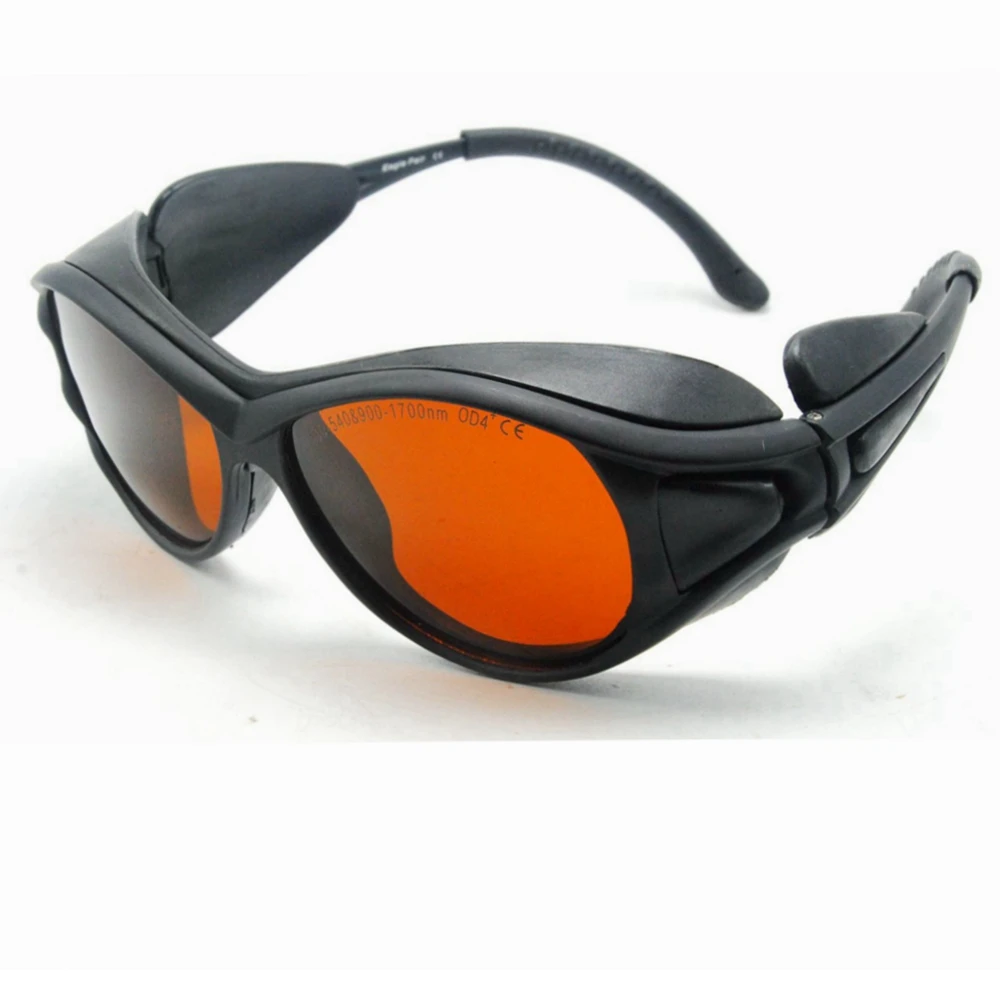 EP-1A OD4+ CE Eye Protection Goggles for 190nm-540nm 900nm-1700nm 1064nm YAG Infrared Laser Safety Glasses