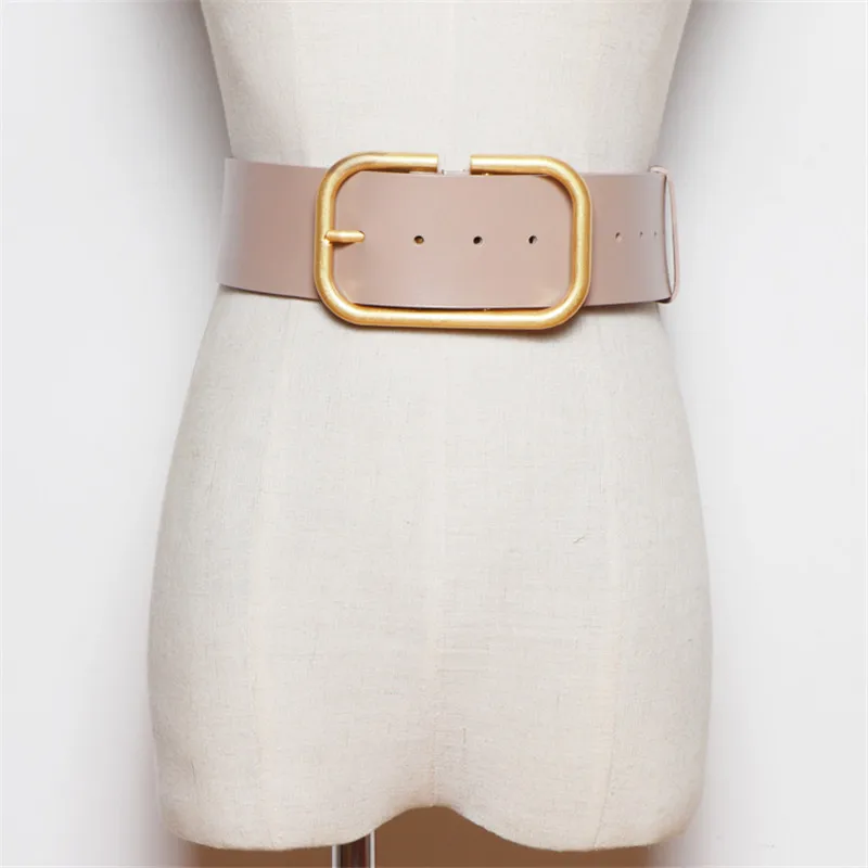 Fashion Luxury Designer Belts For Women High Quality Genuine Leather Belt Waist Jeans femme gold buckle cummerbunds