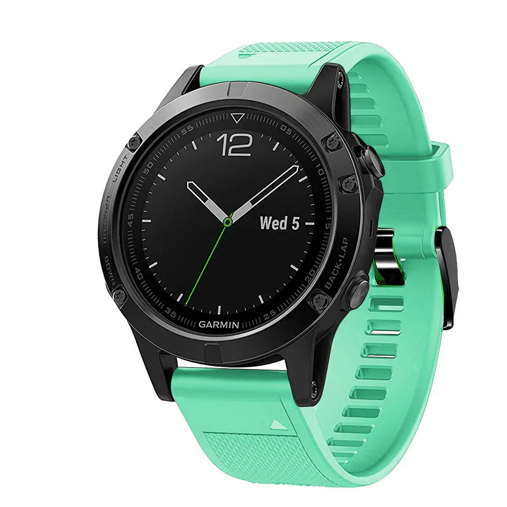 Correa de reloj de liberación rápida de 26mm y 22mm para Garmin Fenix 7X 6X Pro 5X 3 3HR, pulsera de silicona de fácil ajuste para Garmin Fenix 7 Fenix 6 5