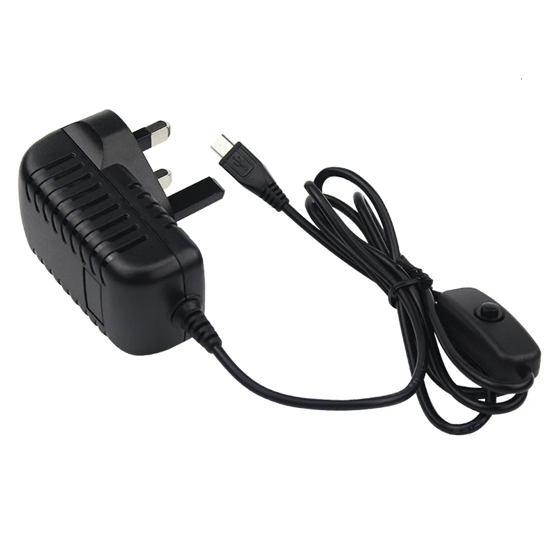 5v 3a Netzteil Ladegerät Ac Adapter Micro Usb Kabel Mit Power On/off Schalter Für Raspberry Pi 3 Banana Pi Pro Modell B B + Plus