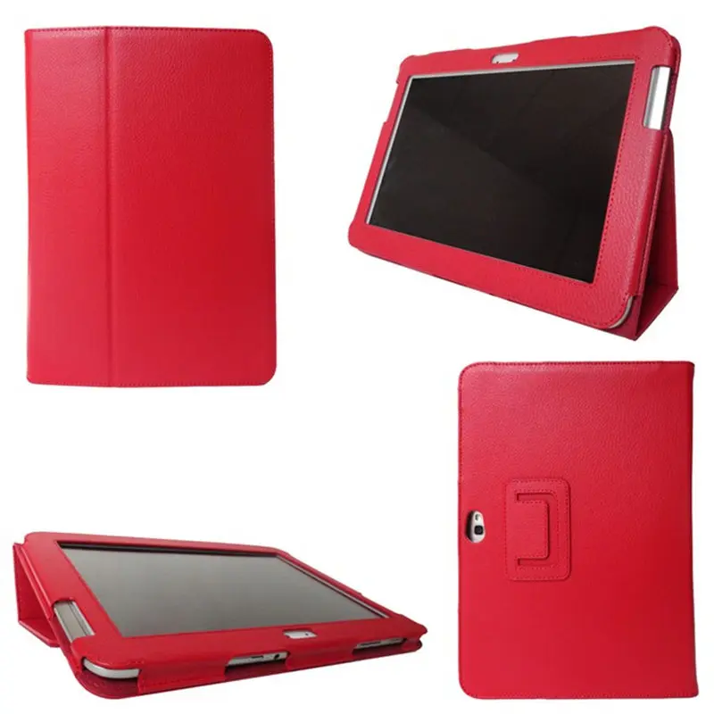 Magnet Pu Leather Stand Cover Case For Samsung Galaxy Note 10.1 GT N8000 Tablet N8010 N8013 N8020 Folio Flip Book Case