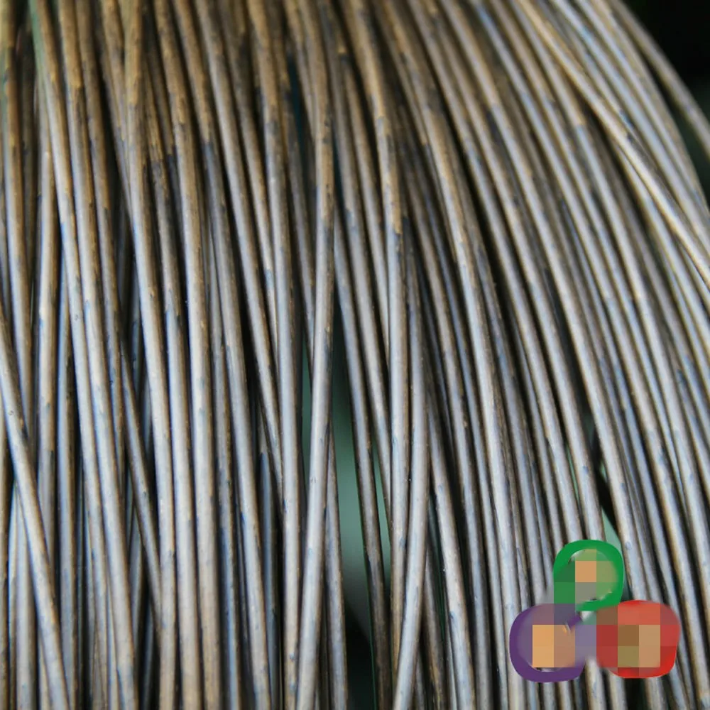 500G 70M Wood grain color gradient round synthetic rattan PE rattan weaving material plastic rattan for knit and repair chair ec