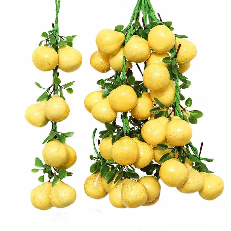 Kunstmatige simulatie voedsel groenten nep chili peper fruit druiven fotografie rekwisieten voor huisdecoratie kerst muur decor