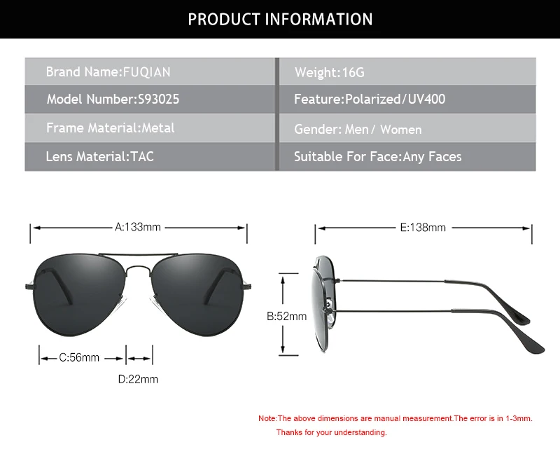Klassische Pilot Männer Sonnenbrille Polarisierte Vintage Metall Ray Sonnenbrille Frauen Spiegel Farben Fahren Männlich Shades UV400 – Detail 7