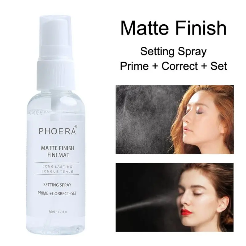 Makeup Setting Spray Matt Bottle Moisturizing Oil-control Long Lasting Makeup Fix Foundation Spray