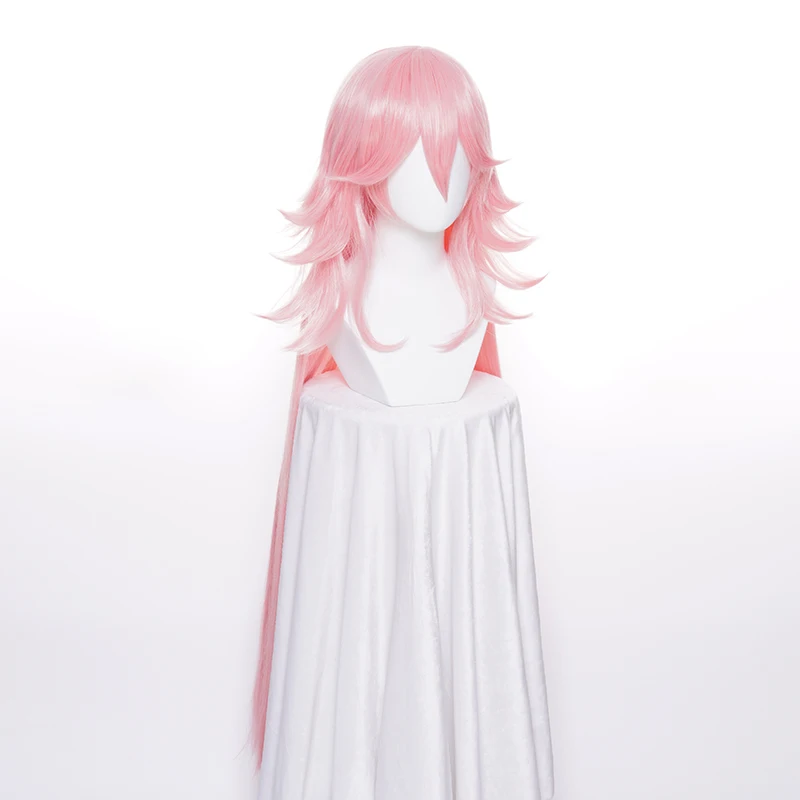 Honkai Impact 3 3e cosplay pruik Yae Sakura roze 120 cm lang recht synthetisch haar + gratis pruikdop