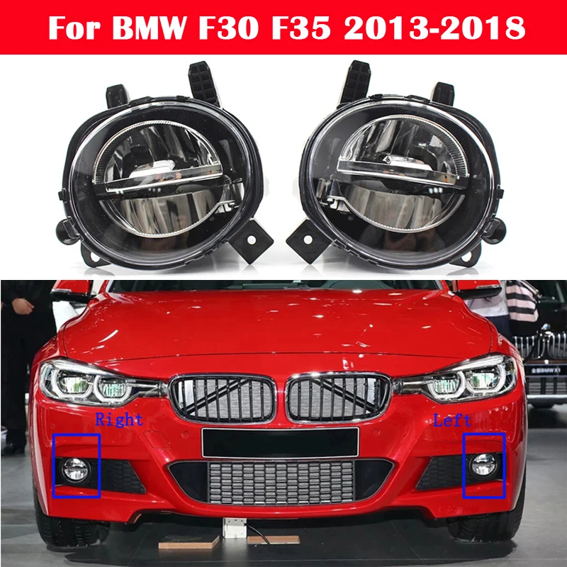 

For BMW 3 Series F30 F35 2013-2018 LED Front Fog Light Fog Lamp Anti Fog Bumper Lamp