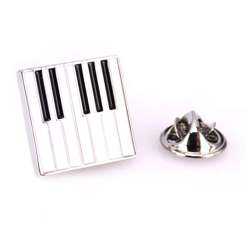 High quality Brooch for men guitar sax Piano drum lapel pin Successful men's music brooches accessories jewelry wholesale