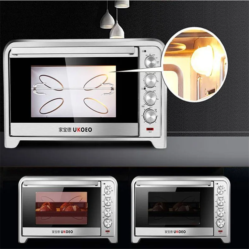 Cottura di temporizzazione intelligente durevole del forno elettrico multifunzionale della famiglia 70L di UKOEO HBD-7002/frutta secca/pane del Barbecue