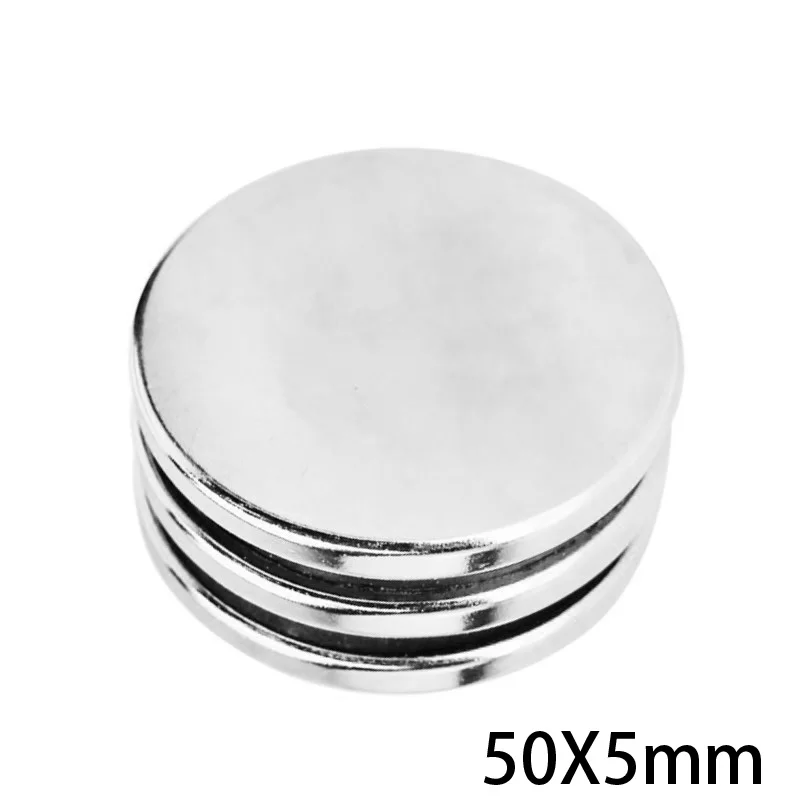 

1/2/3/4/5PCS 50x5 mm Strong Disc Rare Earth Magnet 50mmx5mm Big Round Neodymium Magnets 50x5mm N35 50*5 mm