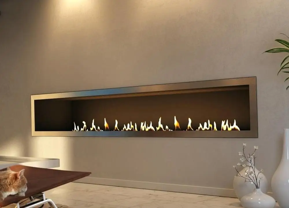 Inno-Fire 72 inch intelligent smart real flame wifi bio ethanol fireplace remote control