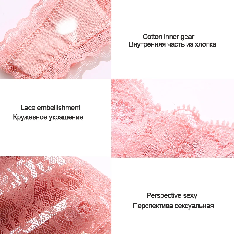 FINETOO 3 sztuk/zestaw kobiety koronki Sexy stringi perspektywy bielizna pokusa majtki stringi bielizna majtki kobiece bliscy M-XL