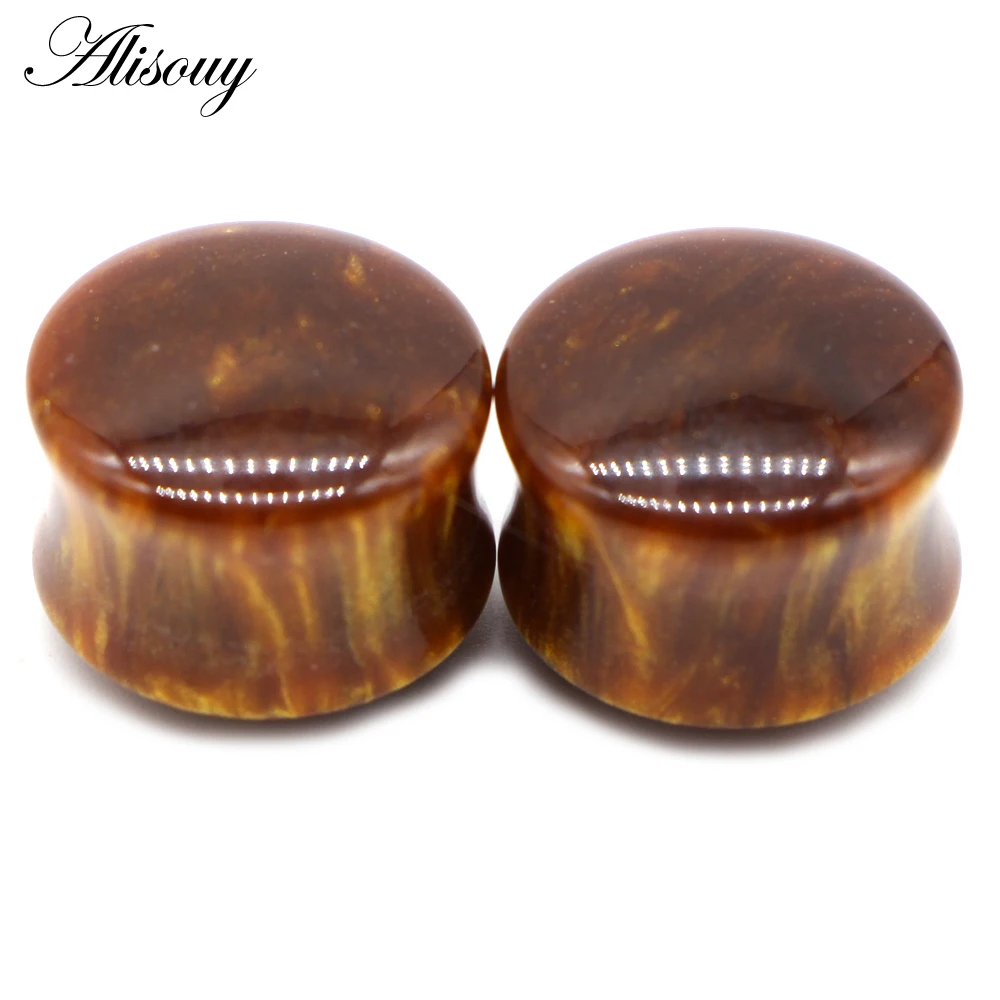 Unique Resin Ear Plugs Flesh Tunnels