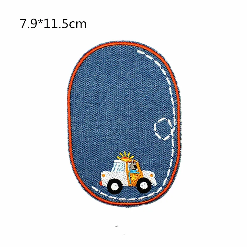 New Arrival Wholesale 23 Kinds of Cartoon Planet Embroidery Cloth Stickers Children Clothes Jeans Knee Stickers Hole Patching