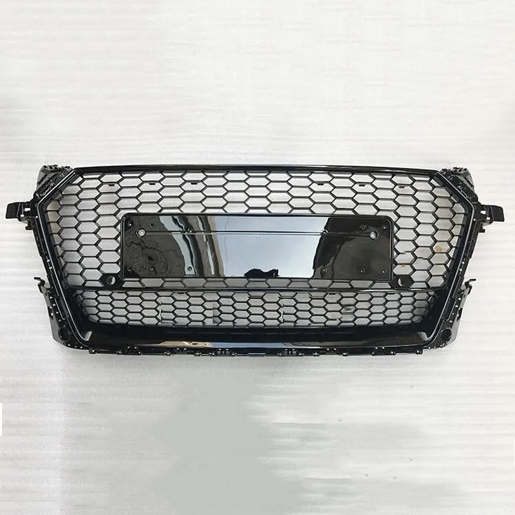 FOR AUDI TT TTS Mk3 FV/8S 2015 2016 2017 2018 2019 20 21 22 23 24 HONEYCOMB SPORT MESH TTRS STYLE HEX GRILLE GRILL BLACK Silver
