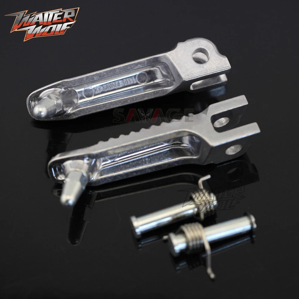 Front Rear Footrest Foot Pegs Adapters For BMW S1000RR HP4 S1000R R 1000RR 2010-2020 Motorcycle Accessories Rider Passenger Rest