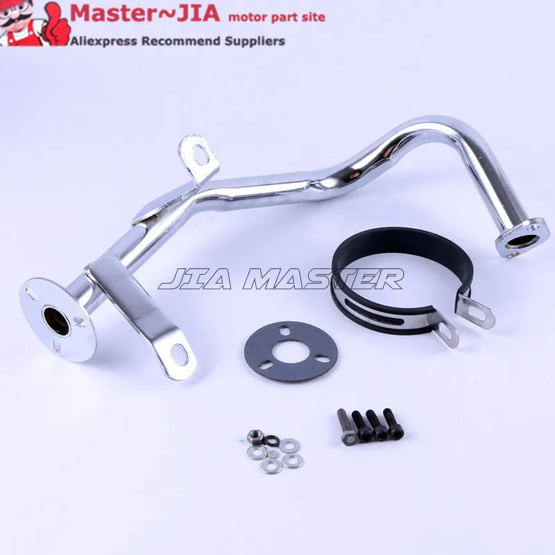 GY6 50 80 Scooter Performance Exhaust full System Gy6 50cc 137qma 139qmb engine Chinese Scooter Parts