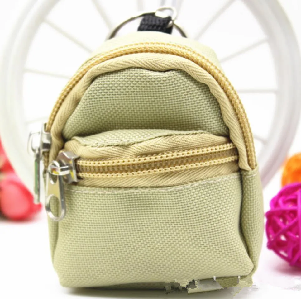 Free Shipping 12pcs/lot Tokyo Women's most popular Key Chian Simulation Mini Backpack Key Chain Gift Favors