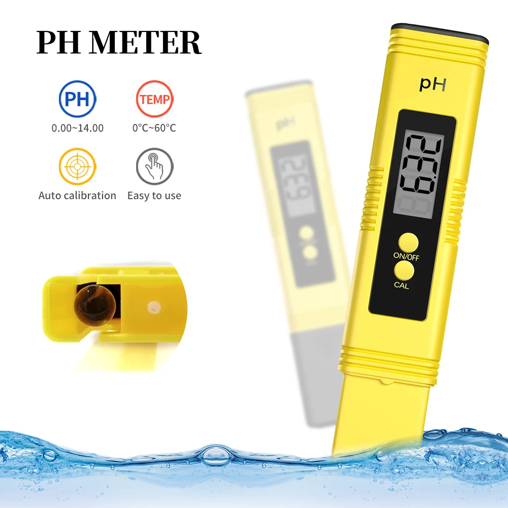 LCD Digital PH Meter Pen of Tester accuracy 0.01 Aquarium Pool Water Wine Urine automatic calibration 20%