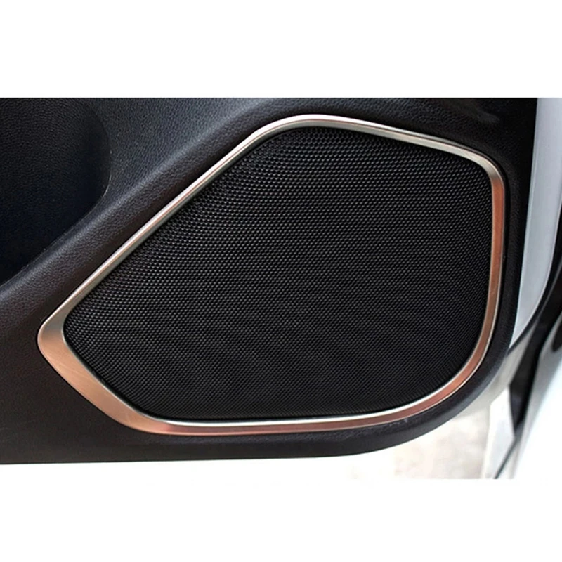 For Honda Jazz Fit accessories 2014-17 18 2019 Car Inner door Speaker Audio Loudspeaker Sound horn cover trim Car styling 4pcs