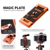 K & fコンセプトカーボンファイバーカメラ三脚、360度ボールヘッド、カメラ用に取り外し可能な一脚、10kgの負荷、s255c1、68