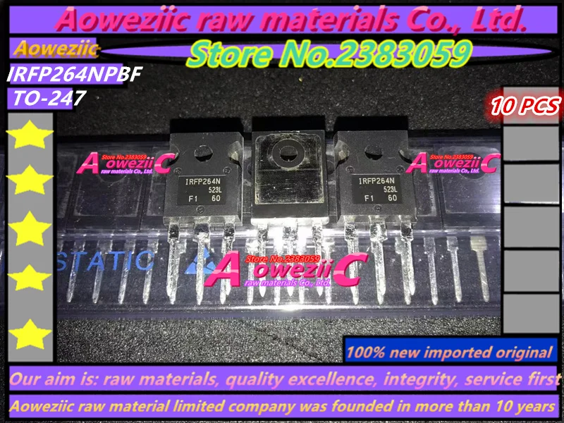 

Aoweziic 100% new imported original IRFP264NPBF IRFP264N TO-247N Channel Field Effect 250V 44A