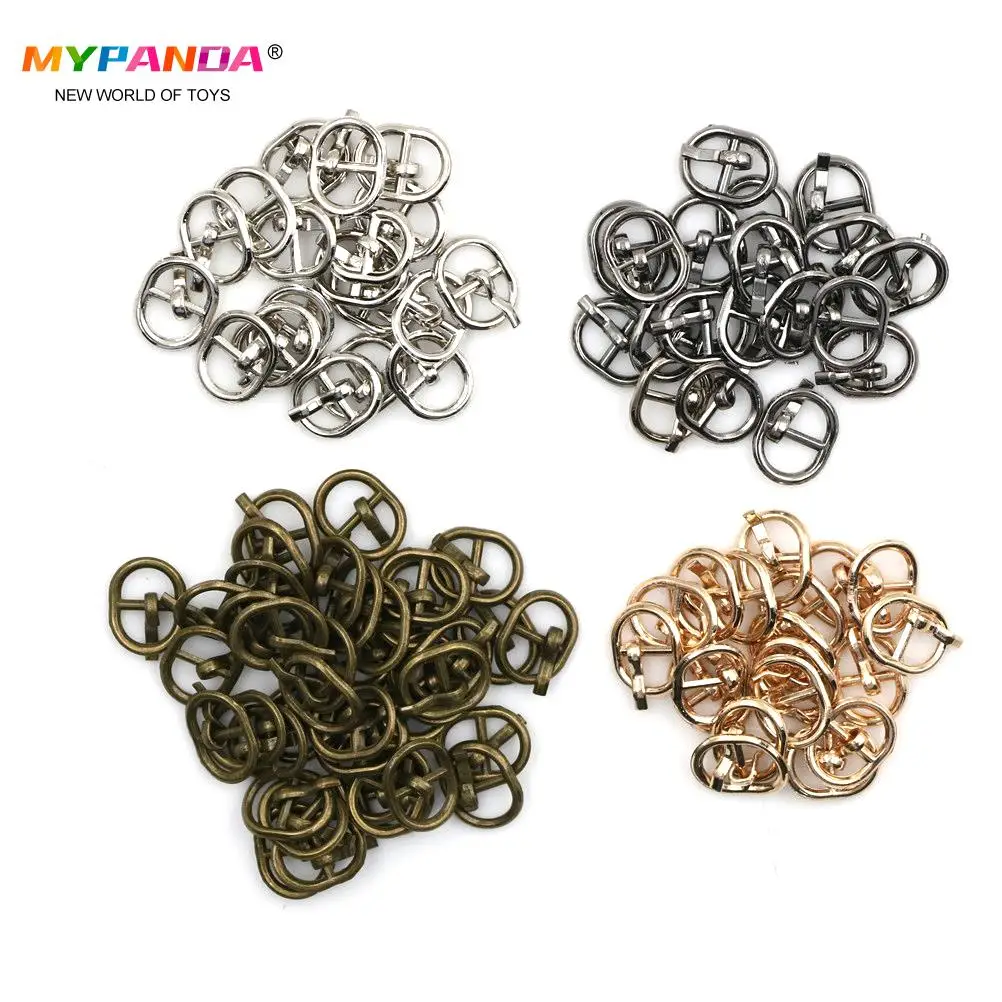 Newest 10PCS 5.5MM Mini Ultra-small Tri-glide Buckle Belt Buckle Doll Bag Buckle Diy Bjd Blyth Doll Buckle Shoes Accessories