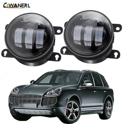 Fog Light Assembly For Porsche Cayenne 955 2002-2015 Car Front Bumper LED Fog Lamp DRL 30W 6000LM 12V