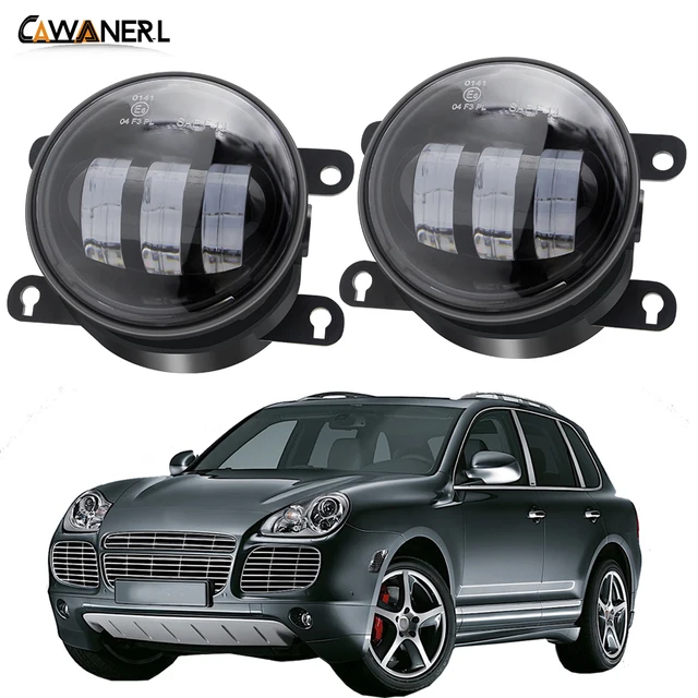Zespół świateł przeciwmgielnych do Porsche Cayenne 955 2002-2015 Przedni zderzak samochodowy LED Lampa przeciwmgielna DRL 30W 6000LM 12V