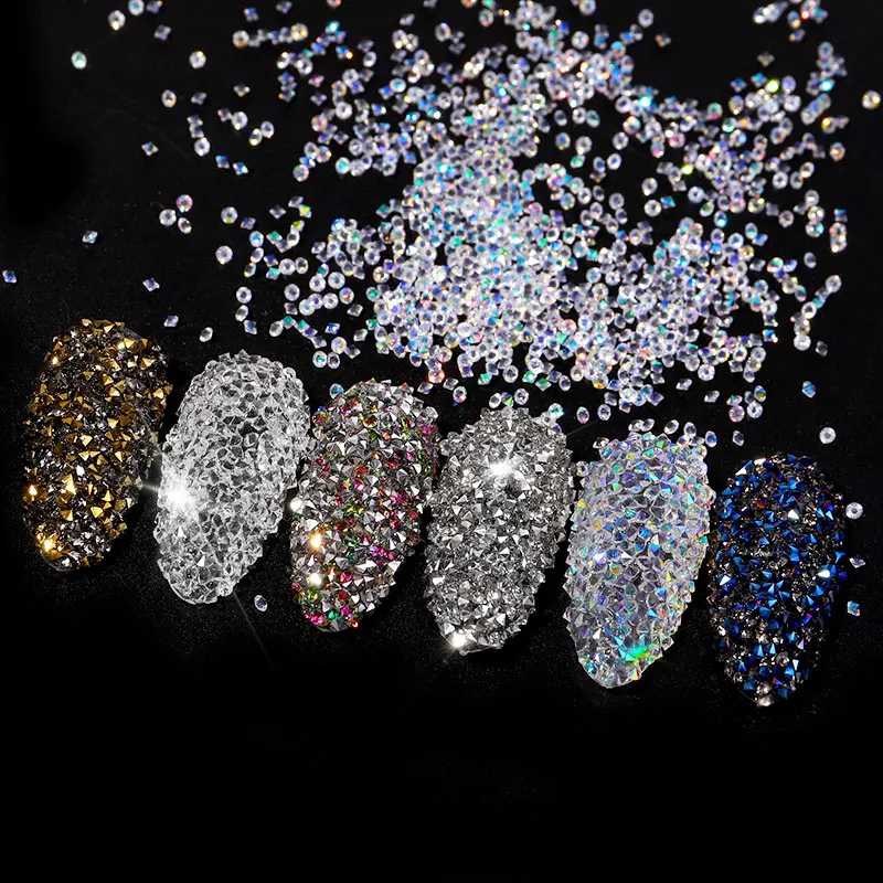 Symfonie Glitter Caviar Nails Rhinestones Fairy Micro Crystal Kralen 3D Nail Art Accessoires Diy Pixie Ontwerp Manicure Decoratie