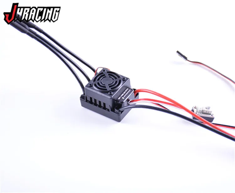 60A Waterproof Brushless ESC Speed Controller 2-3S Lipo NiMH 6V/3A Fits 3650 3660 Motor For 1/10 Remote Control Car WP10BL60-RTR