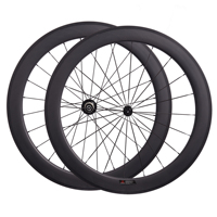 No VAT CSC Carbon Wheels V Brake 700c Road Bicycle Wheelset  UCI Quality Carbon Rim 23mm 25mm width 38mm 50mm 60mm Clincher