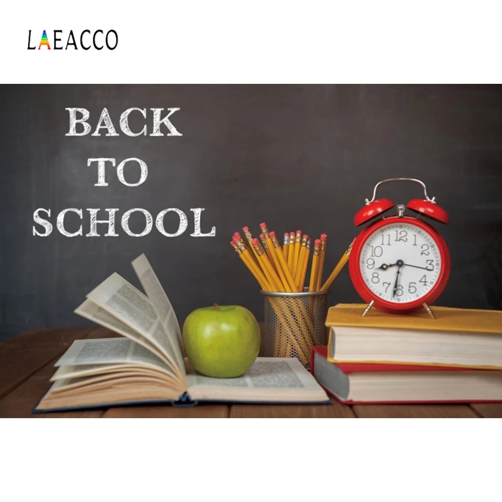 Фон для фотографий Laeacco «книжки», класс «назад в школу»