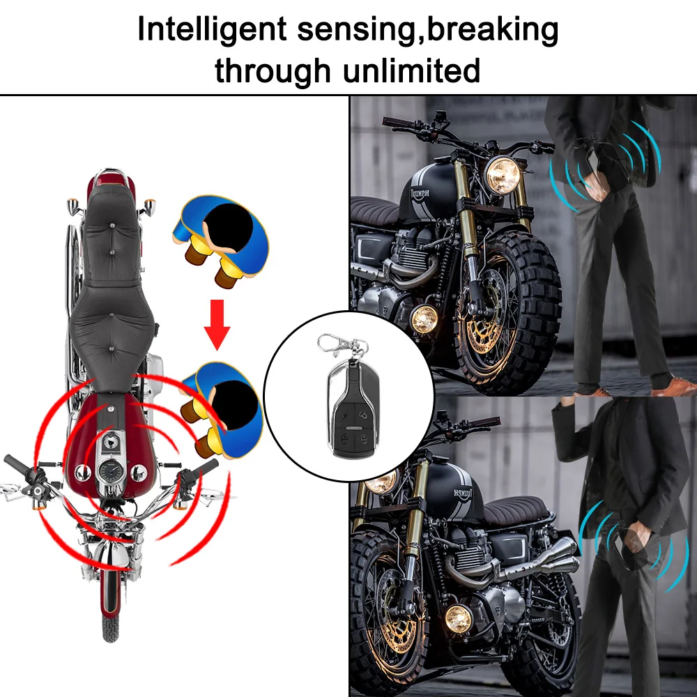 

Dual Remote Control Motorcycle Theft Protection Bike Scooter Motor Alarm System 12V Motorcycle Alarm Security System
