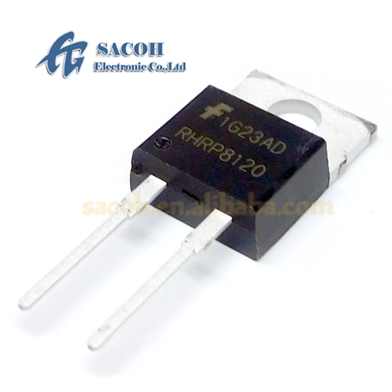 

10Pcs RHRP8120 or RHRP8120C or RHRP8100 or RHRP8100C or RURP8100 or RURP8100C TO-220 8A 1200V Hyperfast Diode