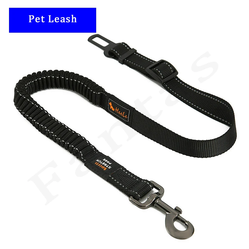 

Adjustable Pet Car Seat Belt Leash Print Dog Car With Safety Rope For Large And Medium-Sized Dog Reflective Nylon Dog Leash