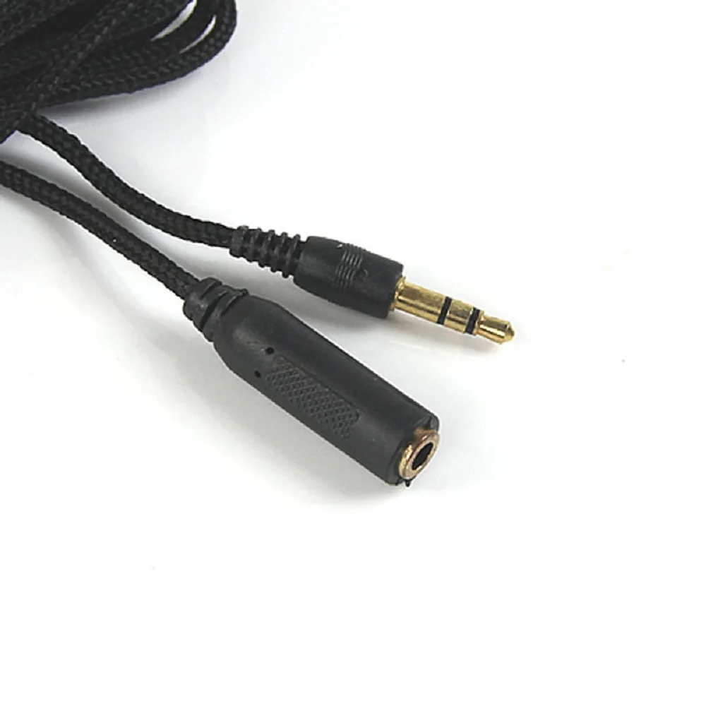 Headphones Extension 1.5/3/5m Wired Audio Cloth Cable AUX Car 3.5mm Jack Speakers Male-Female Interface Phone Sound Adapter