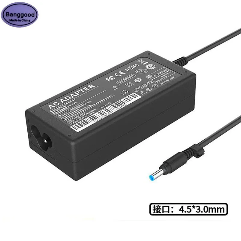 19.5V 2.31A 4.5x3.0mm 45W Laptop AC Power Adapter Charger For Dell Inspiron 11 13 14 17 7000 5000 Series HP 15-r052nr 741727-001