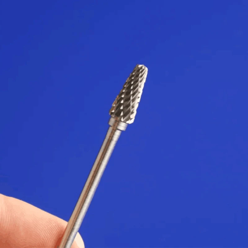 10 pz/lotto 2.35*6 millimetri Gambo In Acciaio Al Tungsteno Solido Frese Rotative Lavorazione Dei Metalli Lime Rotante Testa di Taglio per la Foratura Intagliare