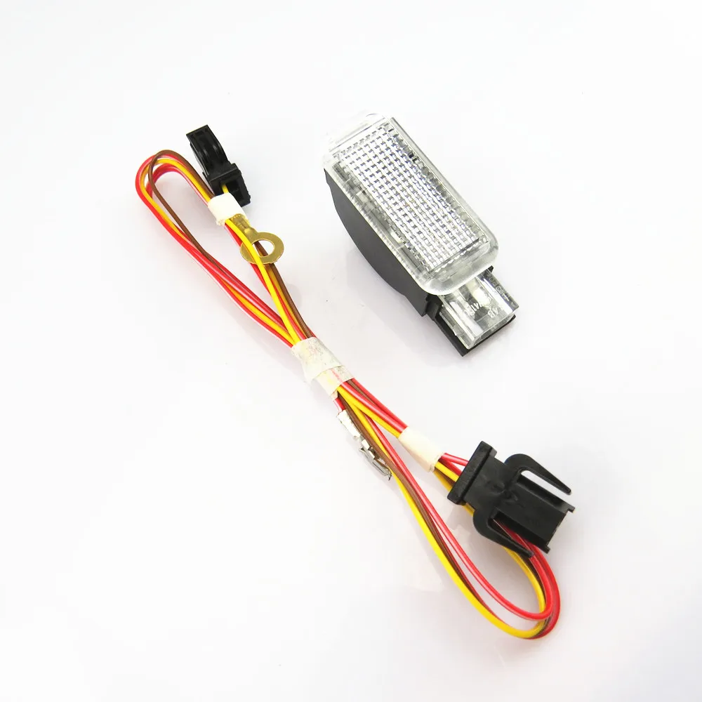 Car Warning light Trunk Interior Welcome lamp + Wire Plug 8KD947415C For VW Sharan Phaeton A5 A6 S6 A8 Q5 Q7 R8 Yeti S4 S5