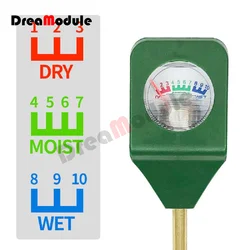 Mini soil Moisture Sensor Meter Detector Metal Probe Gardening Plant Flower Water Analyzer Test Instrument Hygrometer Tool