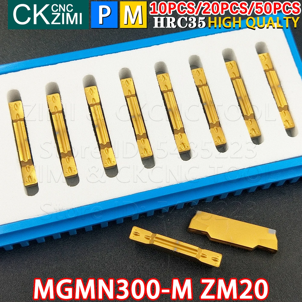 MGMN300-M ZM20 MGMN 300 M 3mm rettifica fine Inserti in metallo duro Taglio scanalatura Inserti utensili Tornio meccanico CNC Utensili per acciaio inossidabile
