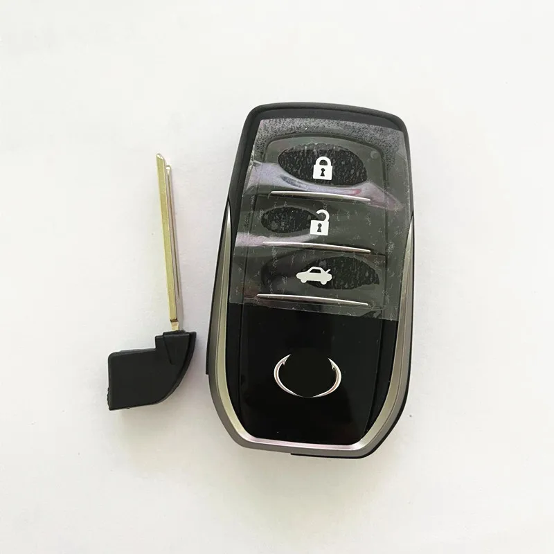 2/3/4 Buttons Remote Key Fob Shell For Toyota Fortuner Prado Camry Rav4 Highlander Crown Smart Keyless Case Housing