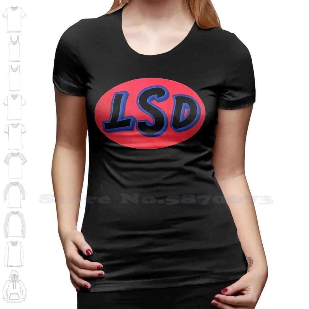 Vintage Lsd Decal T Shirt-Stp Inspired! Cult! Printed Summer Style Tees Male Harajuku Top Fitness Brand Clothing Tops